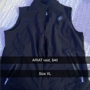 Ariat Black Sleeveless Vest